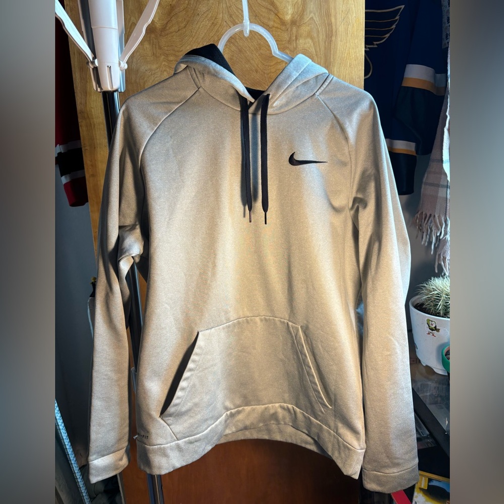 Nike Dri-Fit Light Gray Hoodie